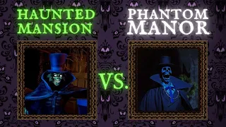 Haunted Mansion vs. Phantom Manor: differences between attractions