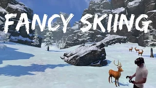 VR SKIING | Fancy Skiing VR HTC Vive | Virtual Reality Gameplay in Swedish