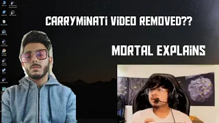 Carryminati Video Deleted MortaL Explains | YouTube vs Tiktok