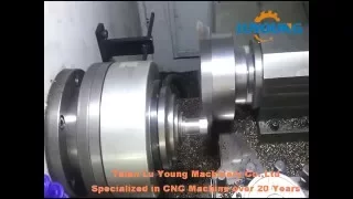 CNC Lathe machine make hexagonal and square workpieces