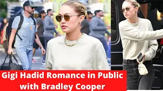 Gigi Hadid and Bradley Cooper Romance in Public | Bradley Cooper Gigi Hadid Kissing