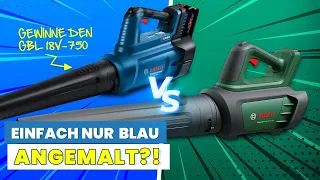 BOSCH BLAU vs. GRÜN! Ist der NEUE GBL 18V-750 anders als der 36V-750? Bosch Gartengeräte|| ToolGroup