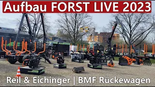 Aufbau FORST LIVE 2023 | Reil & Eichinger | BMF Rückewagen 18T1/1000 PRO