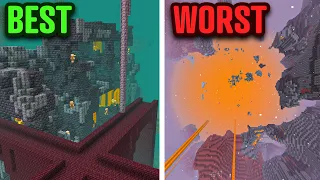 Speedrunning the BEST and WORST Minecraft Seeds