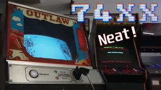 Neat! Atari Outlaw 1976 Western Shooter Arcade Game