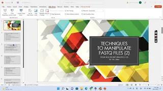 Techniques to manipulate FASTQ files (2)