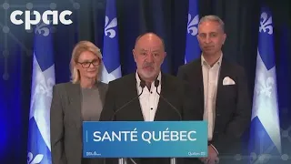 Le ministre Christian Dubé annonce les premiers dirigeants de Santé Québec – 29 avril 2024