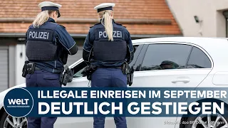 ILLEGALE MIGRATION: Bundespolizei registriert im September deutlich mehr unerlaubte Einreisen