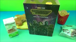 2023 GUARDIANS of THE GALAXY VOLUME 3 MYSTERY HAPPY MEAL REVIEW by FASTFOODTOYREVIEWS
