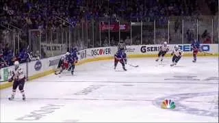 Chris Kreider wicked slappah goal. Washington Capitals vs NY Rangers 4/28/12 NHL Hockey