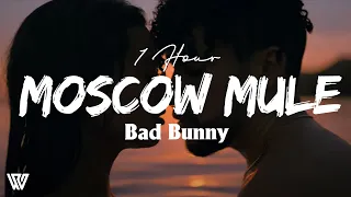 [1 Hour] Bad Bunny - Moscow Mule (Letra/Lyrics) Loop 1 Hour