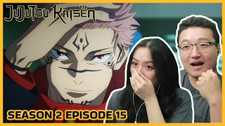 SUKUNA BRINGING SEXY BACK! | Jujutsu Kaisen Season 2 Episode 15 Couples Reaction & Discussion