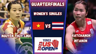Ratchanok INTANON (THA) vs (VIE) Nguyên Thùy Linh - QuarterFinals - Badminton Yonex US Open 2023