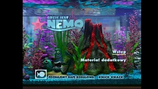 Gdzie Jest Nemo (Finding Nemo) Bonus Disc 2 DVD Menu