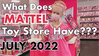 BARBIE SHOPPING at THE MATTEL TOYSTORE JULY 2022