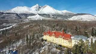Hight Tatras Slovakia - Vysoké Tatry - Grand Hotel Praha Tatranská Lomnica , DJI mavic pro 2 4K