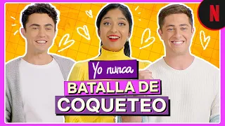 Batalla de coqueteo entre el cast de Yo nunca