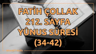 Fatih Çollak - 212.Sayfa - Yûnus Suresi (34-42)