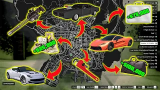 GTA 5 - All New 2024 Secret Money, Rare Cars & Weapon Locations! (Weapons, Cars & Unlimited Money &)