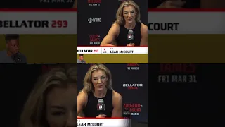 Leah McCourt - Skill, Technique & Timing is how she wins against Cat Zingano at #bellator293 👏🏾