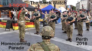 *HIGH QUALITY* Director's Cut - 3-SCOTS The Black Watch - Homecoming Parade - Perth 2018 [4K/UHD]