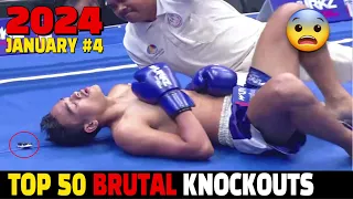 Top 50 World Martial Arts Most Brutal Knockouts 🌎 January 2024 Part.4