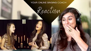 Lucy and Martha Thomas - O Holy Night - Vocal Coach Reaction & Analysis