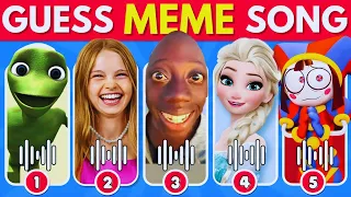 GUESS MEME & WHO'S DANCING 🎤🎵🔥Salish Matter, Tenge Tenge, MrBeast, Elsa, Panda, Lay Lay, King Ferran