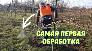 Подготовка виноградника, срочная обработка.