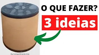 BARRICA DE PAPELÃO DECORADAS 3 IDEIAS DE ARTESANATO DO LIXO AO LUXO DO COMPARTILHANDO ARTE