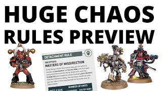 HUGE Chaos Space Marines Codex Reveals - Detachment Rules and More!