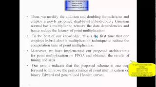 PARALLEL AND HIGH-SPEED COMPUTATIONS OF ELLIPTIC CURVE CRYPTOGRAPHY USING HYBRID-DOUBLE MULTIPLIERS