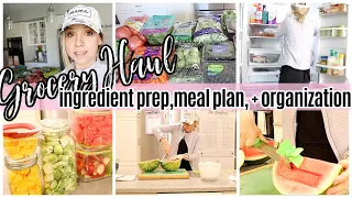 *NEW* COSTCO GROCERY HAUL, INGREDIENT PREP, ORGANIZATION + MEAL PLAN // TIFFANI BEASTON HOMEMAKING