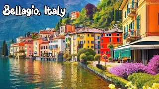 Bellagio, Italy 4K - The most Beautiful Villages on Como lake - A Fairytale village