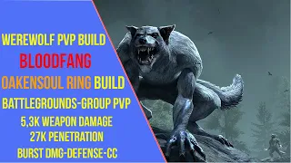 Powerful Werewolf PVP Build for ESO Scions of Ithelia - Bloodfang