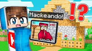 ¡Usando CAMARAS de SEGURIDAD para hacer TRAMPAS en el Escondite de Minecraft!  📱😂Con SILVIO y RAPTOR