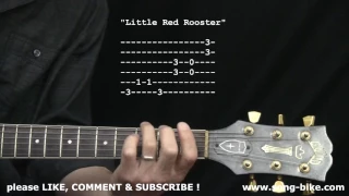 BLUES CLASSIC! "Little Red Rooster" : 365 Riffs For Beginning Guitar !!