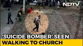 On Video, Alleged Suicide Bomber Pats Girl Before Entering Lanka Church