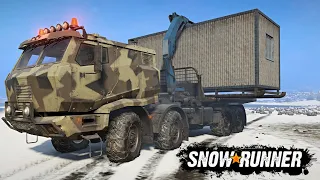 CARGA DE CABANAS |SNOWRUNNER | AZOV 5319 |OFF ROAD |GAMEPLAY |PS4