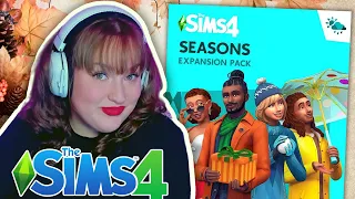 BUYING MY FIRST EXPANSION PACK IN THE SIMS 4! *SEASONS*