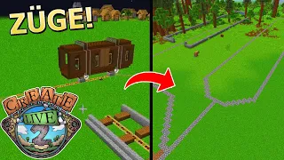 Bahnhof Grundriss, Schienennetz, Terraforming & mehr! - Minecraft Create Live 2 #05