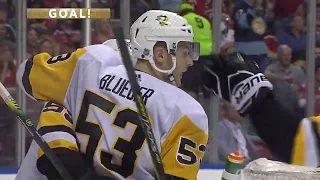 Teddy Blueger give-and-go goal vs Panthers | Penguins - Panthers 22 Oct 2019