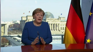 Corona: TV-Ansprache von Angela Merkel