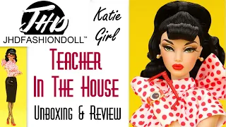 KATIE GIRL TEACHER IN THE HOUSE GLORIA JHD FASHION DOLL NEW BODY! MIZI 👑 ECW 🌎 UNBOXING & REVIEW