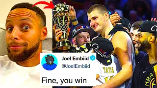 NBA PLAYERS REACT TO DENVER NUGGETS WINNING NBA CHAMPIONSHIP 2023 | NIKOLA JOKIC REACTION