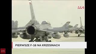 Pierwsze F-16 na Krzesinach. Wizyta prezydenta, protesty i tajemnicze awarie [RANKING 25-LECIA WTK]