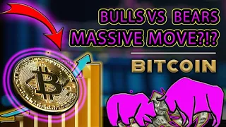 MASSIVE BITCOIN MOVE TODAY OR TOMORROW?!? BTC CHARTS Crypto price prediction, analysis,news, trading