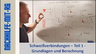 Schweißnahtberechnung | Schweißnaht berechnen | Teil 1 | Allgemeines | Stumpfnähte auslegen