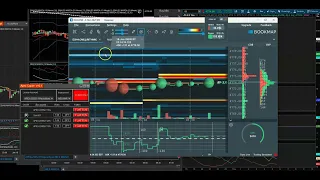 MES Micro ES Emini $450 = $150 x 3 Accounts Trading Notes With Bookmap 1/18/24