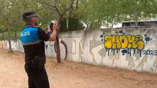 Guerra al grafiti en Madrid jardines verticales, más policía y sanciones